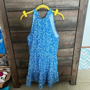 NWOT Blue Floral Summer Patterned Dress, Size M